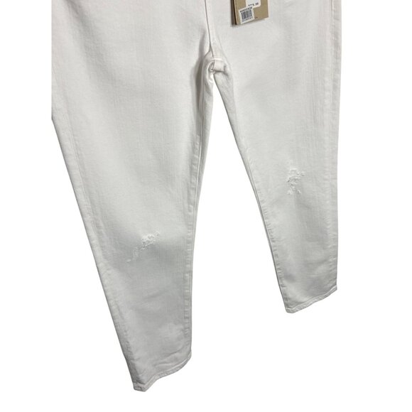 NWT AG Adriano Goldschmied Ex Boyfriend Slim 1 Year Vivid White Jeans-sz 28 - Picture 9 of 14
